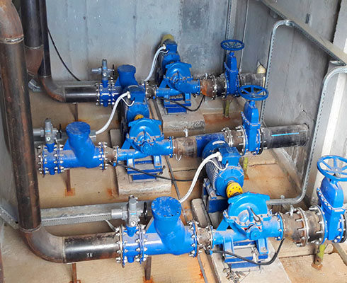 Автоматизация насосной станции орошения на основе преобразователей частоты VACON