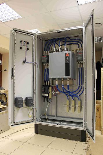 Система плавного пуска асинхронного двигателя мельницы