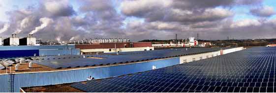 Конструкция инвертора для последовательно соединенных солнечных модулей позволила компании Michelin генерировать 3 МВт электроэнергии в городе Вальядолид в Испании