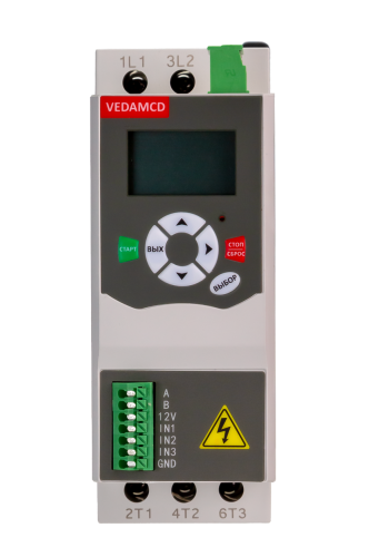 Устройство плавного пуска VEDA MCD7 — MCD71009 — VM-70-P37K-0075-T4-CV2
